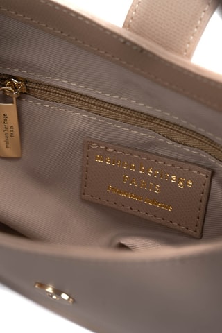 Bolso de piel Piazza - Topo