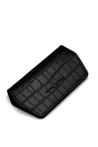 Funda de piel para gafas Lune - Negro
