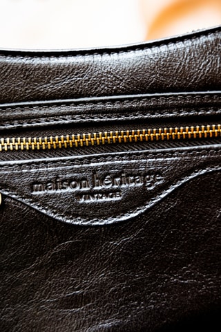 Bolso de piel Sirius - Negro