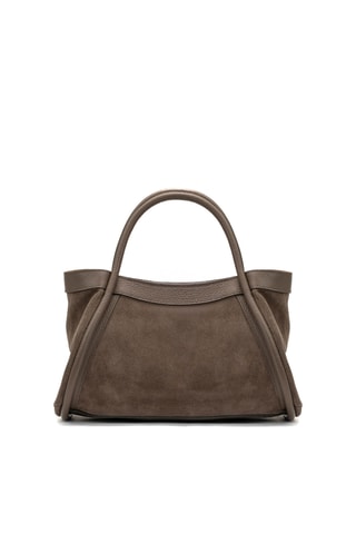 Bolso de piel Baccia - Topo