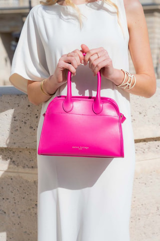 Bolso de piel Aquila - Rosa