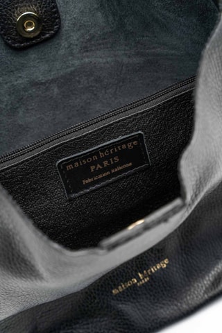 Bolso de piel Figa - Negro