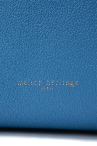 Bolso de piel Tiji - Azul