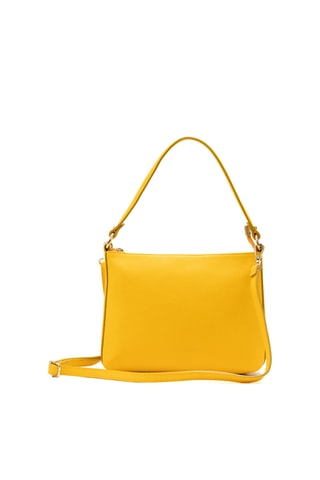 Bolso de piel Tiji - Amarillo