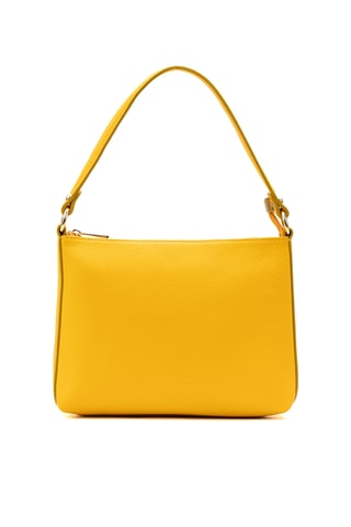 Bolso de piel Tiji - Amarillo