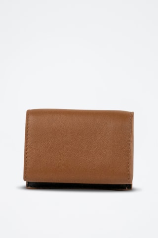 Cartera de piel Noor - Camel