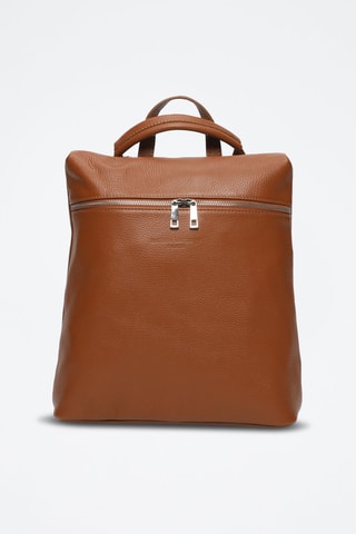 Mochila de piel Livia - Camel