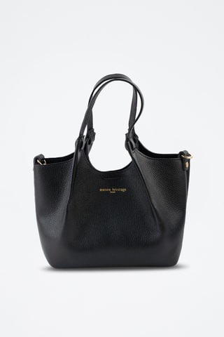 Bolso de piel  - Negro
