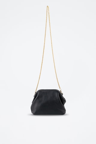 Bandolera de piel  - Negro