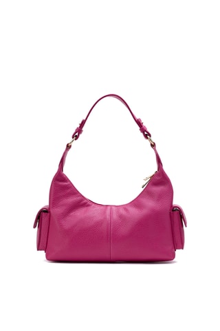 Bolso de piel Dolce - Fucsia