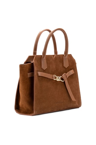 Bolso de piel Moscio - Camel