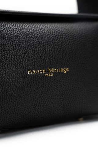 Bolso de piel Prana - Negro