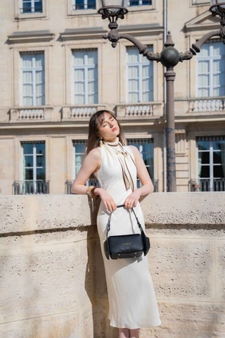 Bolso de piel Prana - Negro