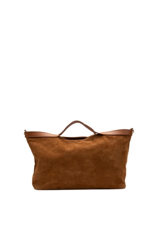Bolso shopper de piel Casa - Camel