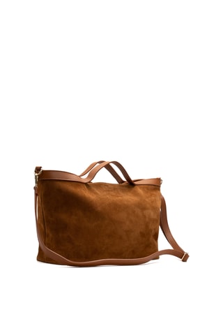 Bolso shopper de piel Casa - Camel