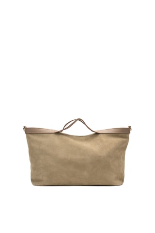 Bolso shopper de piel Casa - Topo