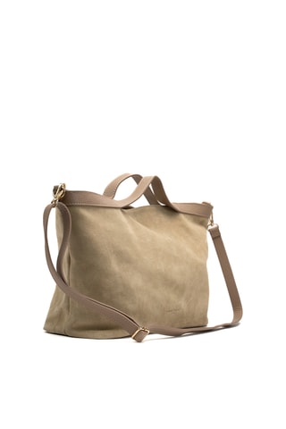 Bolso shopper de piel Casa - Topo