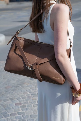Bolso de piel Sia - Camel