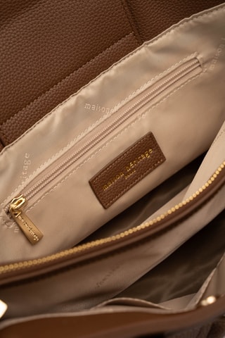 Bolso de piel Sia - Camel