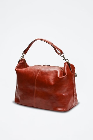 Bolso de piel Jax Vintage- Marrón - Camel