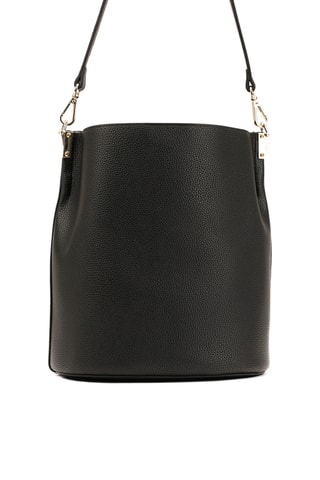 Bolso saco de piel Bruna - Negro