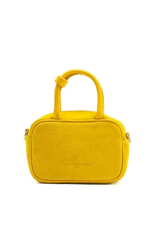 Bolso de piel Alba - Amarillo