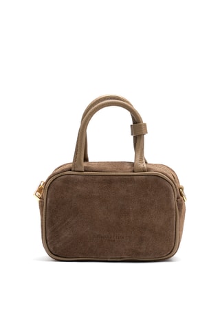 Bolso de piel Alba - Topo
