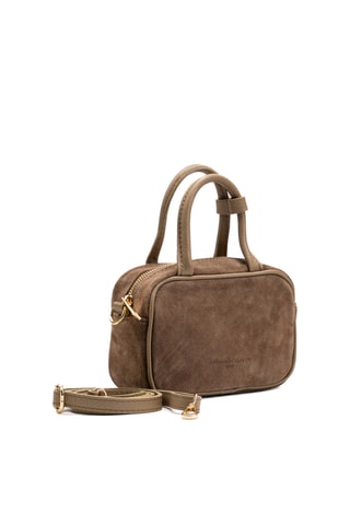 Bolso de piel Alba - Topo
