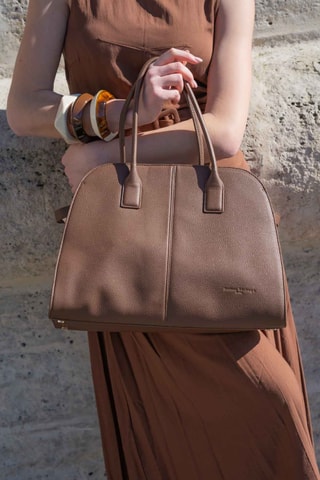 Bolso de piel Zenith - Camel