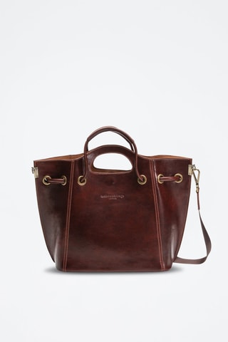 Bolso de piel Prun Vintage - Marrón