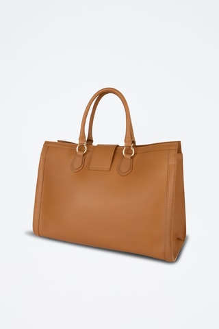 Bolso shopper de piel Mara - Camel