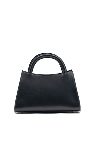 Bandolera de piel Milano - Negro