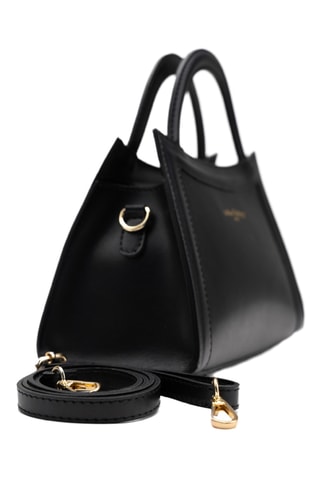 Bandolera de piel Milano - Negro