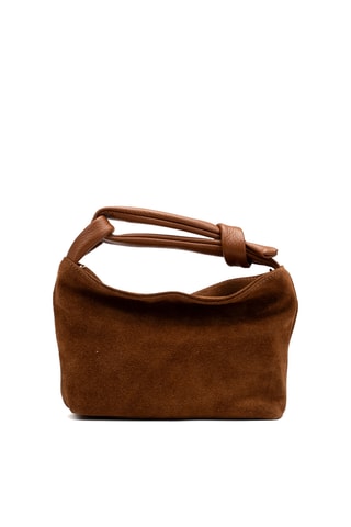 Bolso de nobuk Midi - Camel