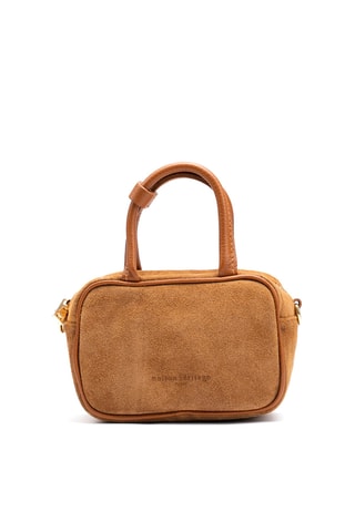Bolso de piel Alba - Camel