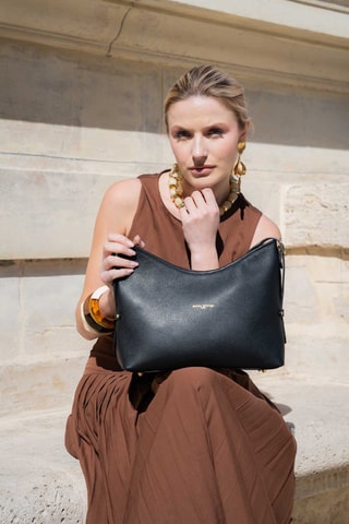 Bolso de piel Olia - Negro