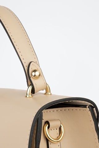 Bolso de piel Leto - Beige
