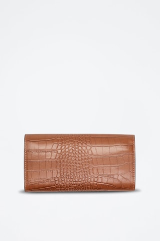 Cartera de piel Barbi - Camel