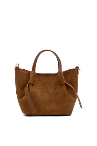 Bolso de piel Gini - Camel