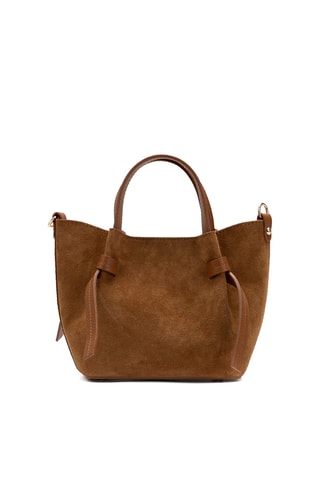 Bolso de piel Gini - Camel
