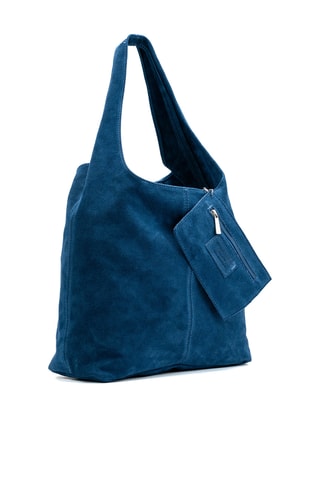 Bolso de nobuk Viera - Azul