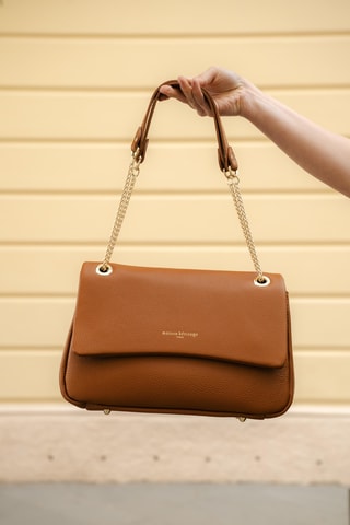 Bolso de piel Tiva - Camel