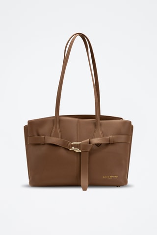 Bolso de piel Aura - Camel
