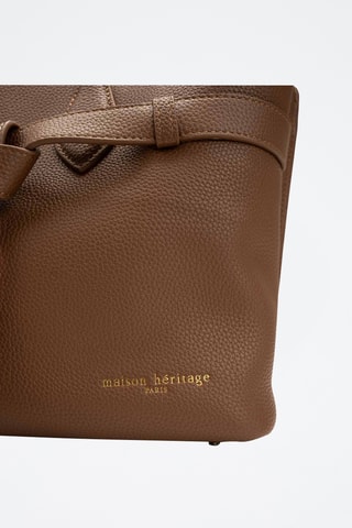 Bolso de piel Aura - Camel