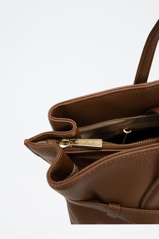 Bolso de piel Aura - Camel
