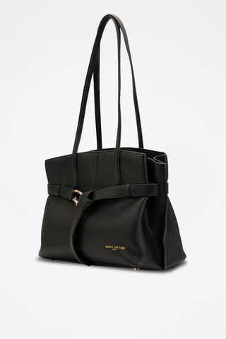 Bolso de piel Aura - Negro