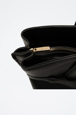 Bolso de piel Aura - Negro