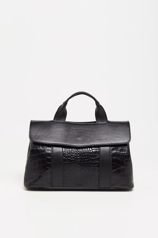 Bolso de piel Geni - Negro