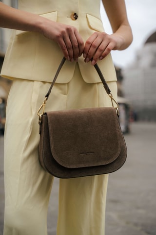 Bolso de nobuk Otia - Topo