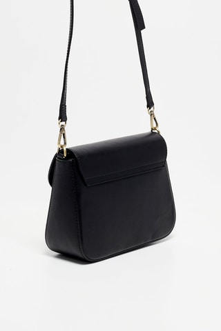 Bandolera de piel Peny - Negro